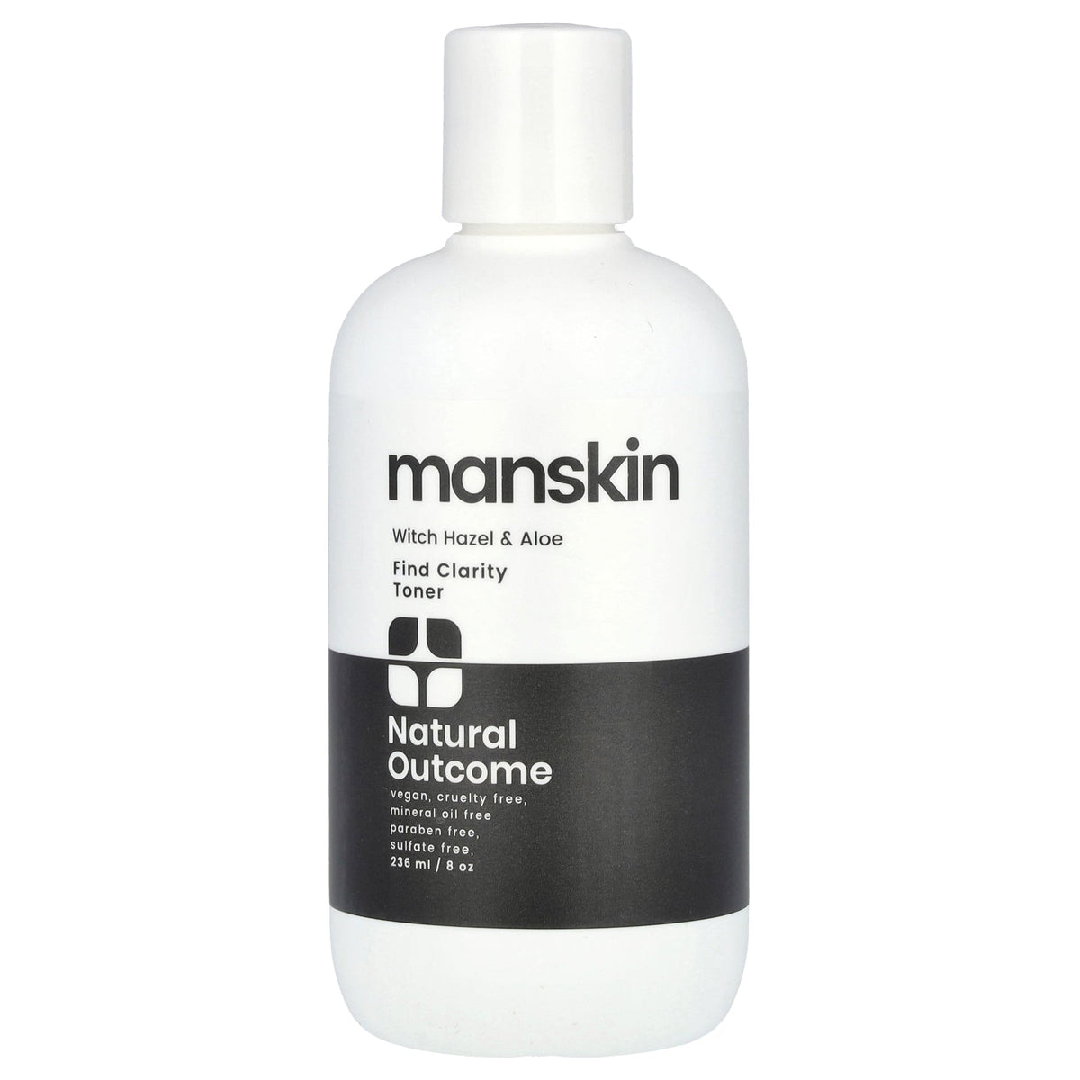 Natural Outcome, Man Skin, Find Clarity Toner, 8 oz (236 ml)