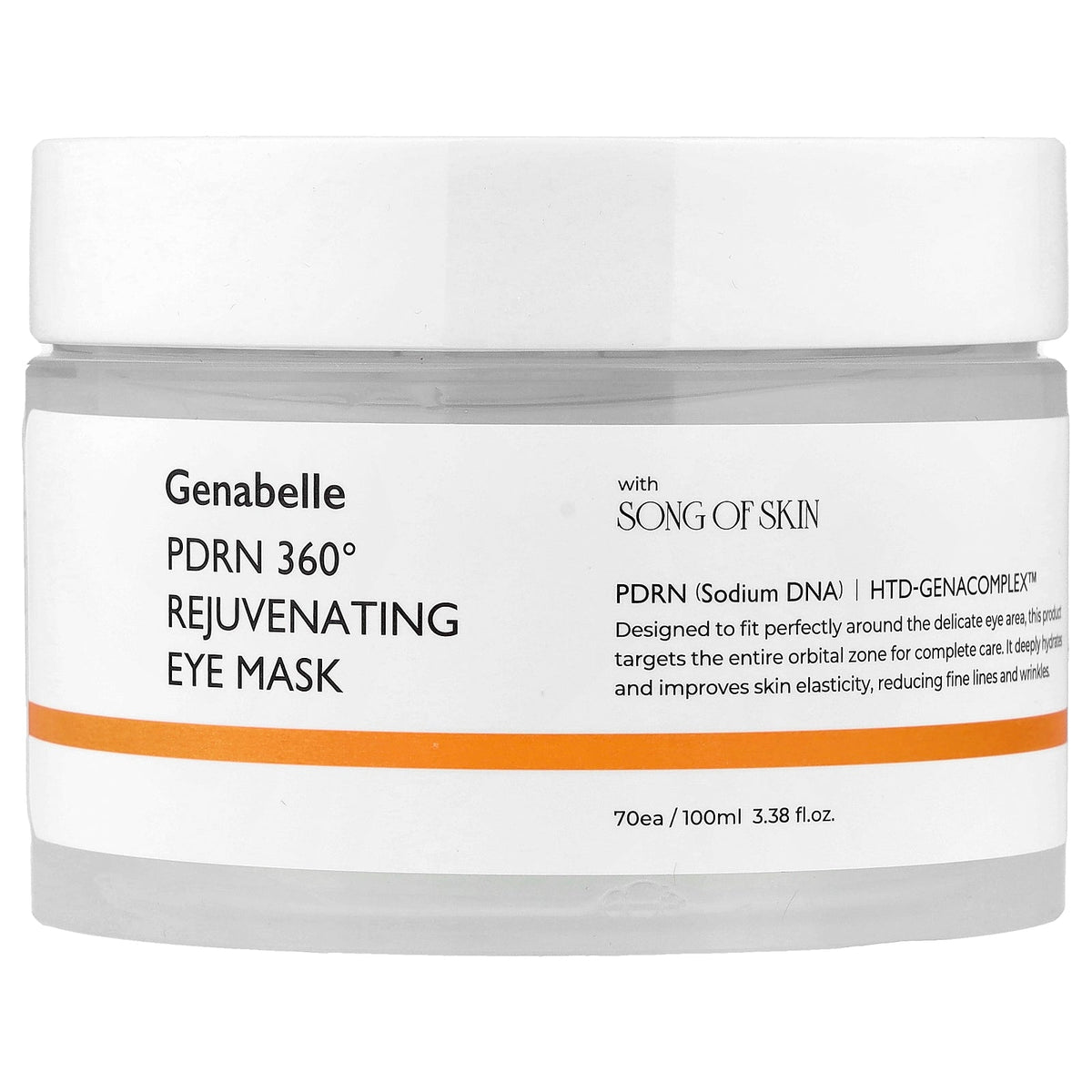 Genabelle, PDRN 360® Rejuvenating Eye Mask, 70 Count