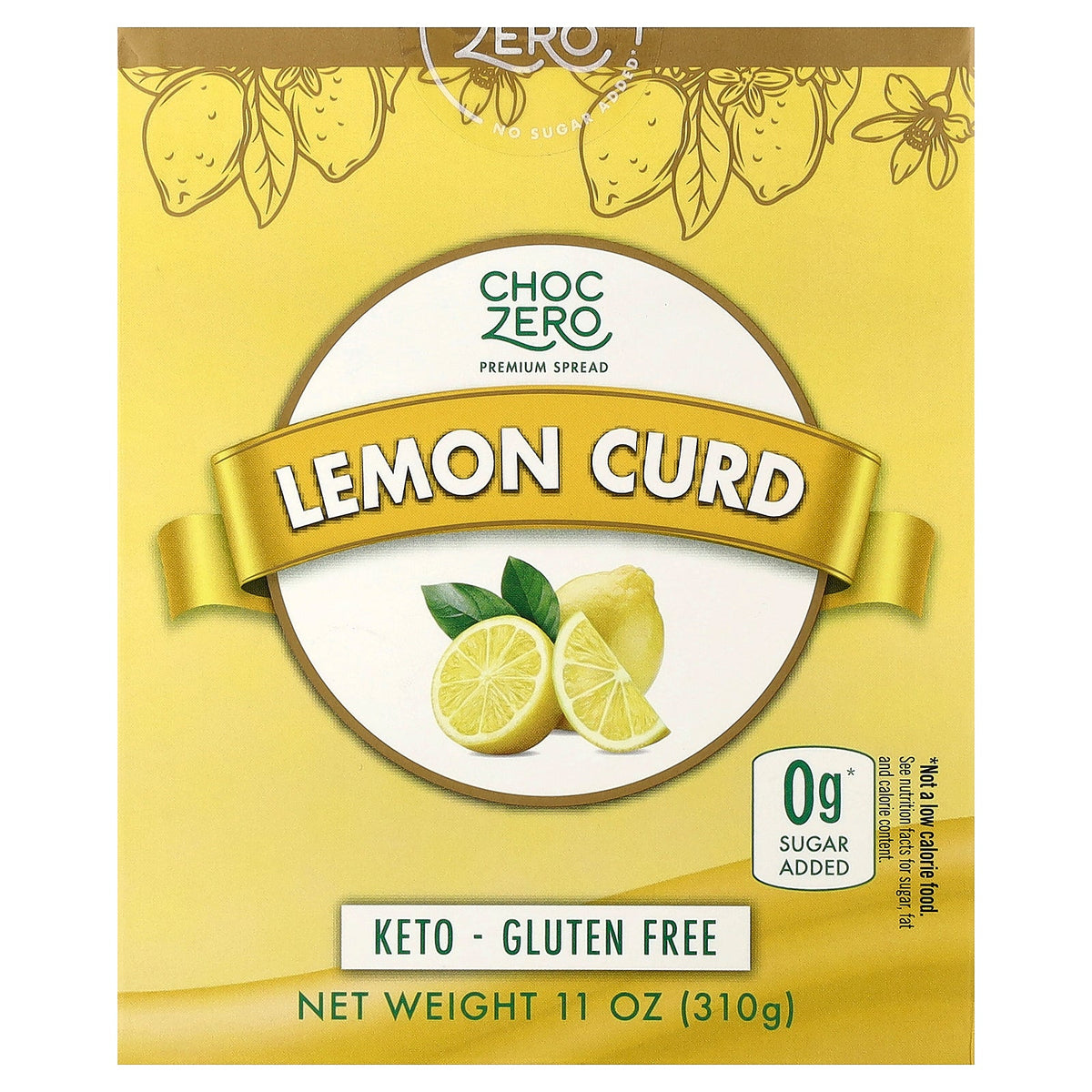 ChocZero, Premium Spread, Lemon Curd, 11 oz (310 g)
