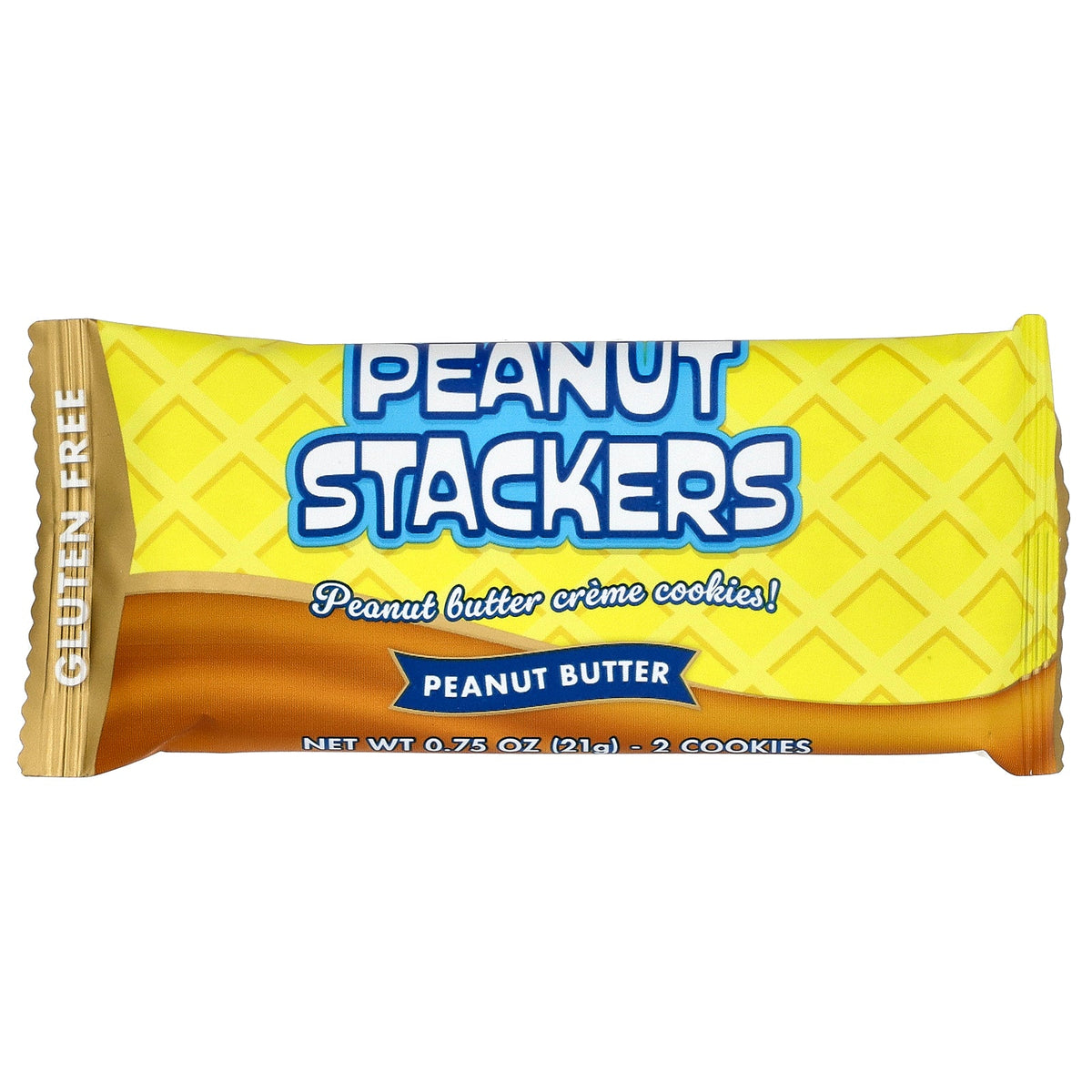 ChocZero, Peanut Stackers, Peanut Butter, 12 Packs, 0.75 oz (21 g) Each