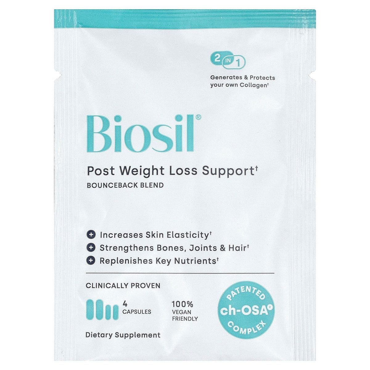 Biosil, Post Weight Loss Support, 30 Packets