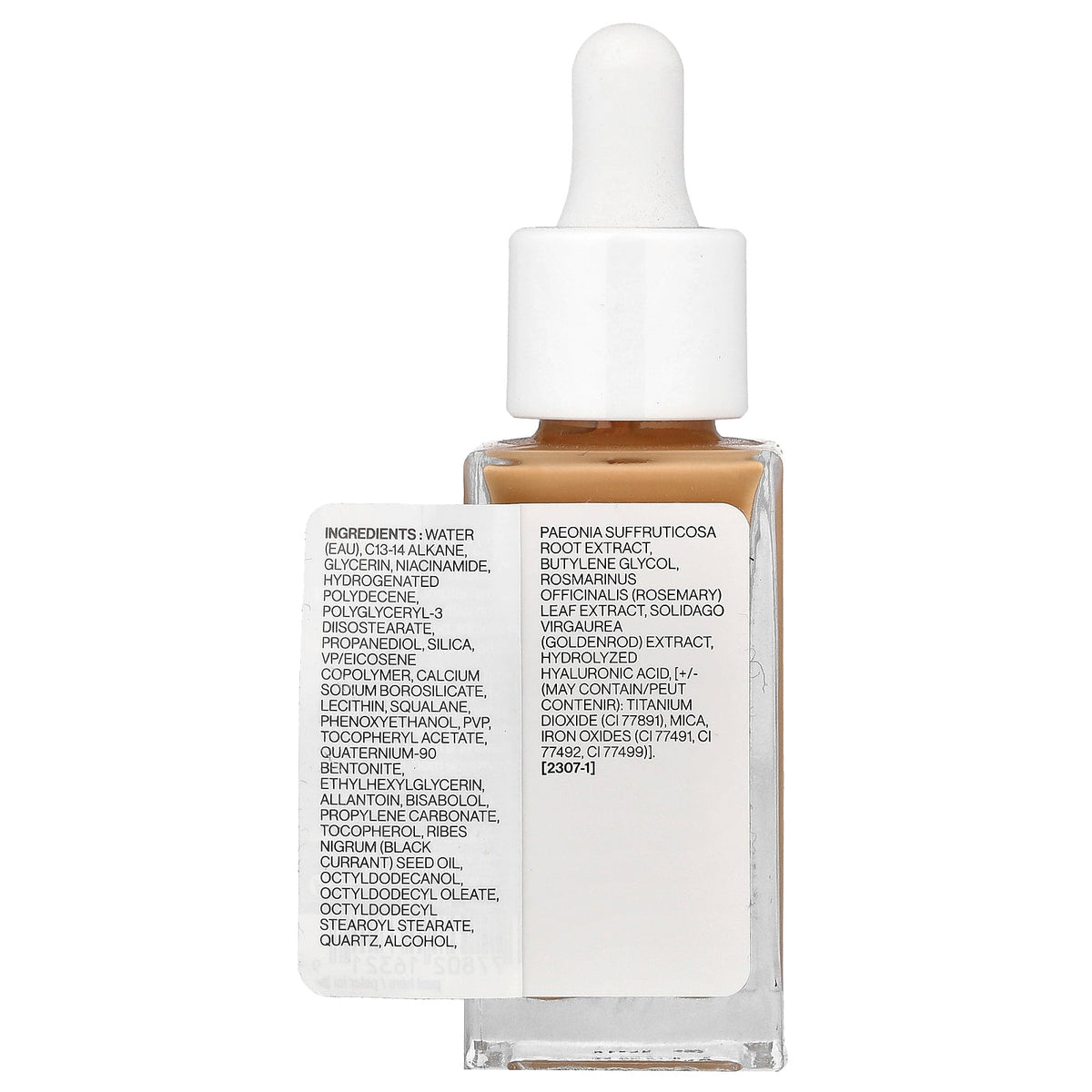 wet n wild, Barefocus, Niacinamide Skin Tint, 1116321 Amber Beige, 1.08 fl oz (32 ml)