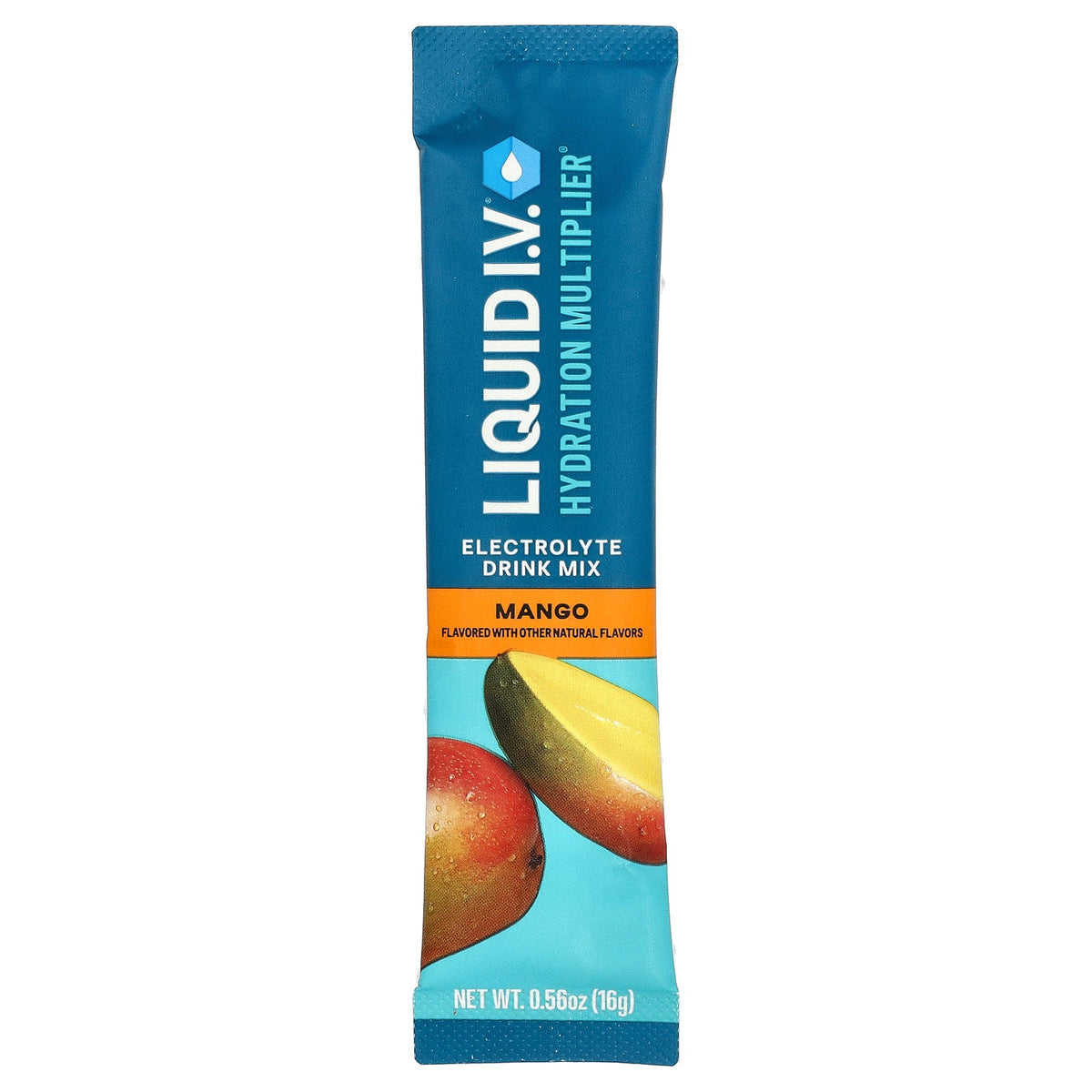 Liquid I.V., Hydration Multiplier®, Electrolyte Drink Mix, Mango, 15 Sicks, 0.56 oz (16 g) Each