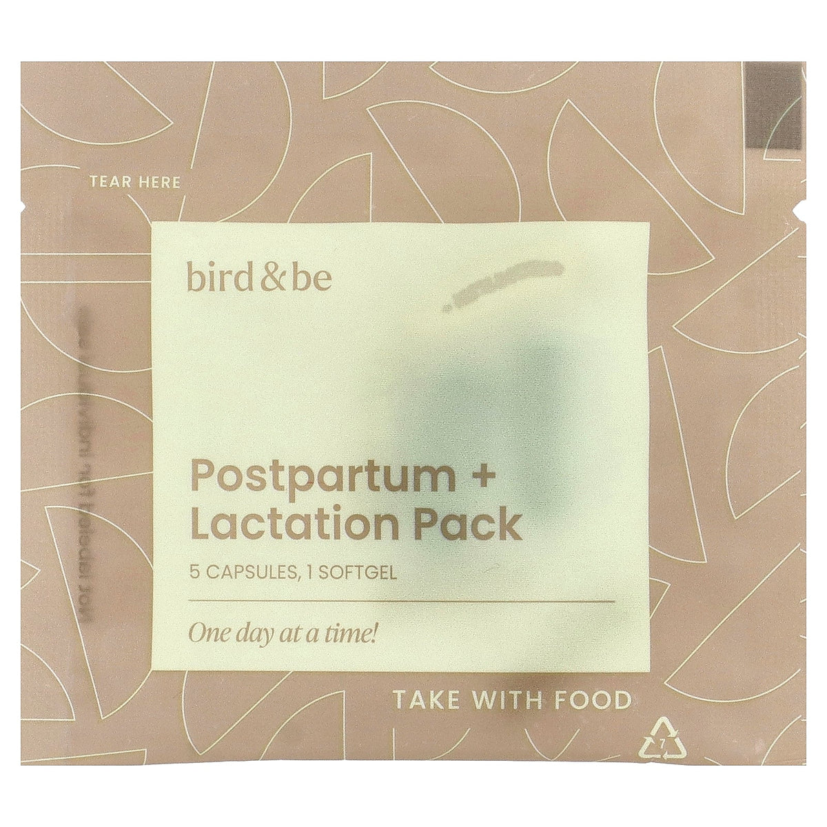 Bird&Be, Postpartum + Lactation Pack, 30 Vegan Packets