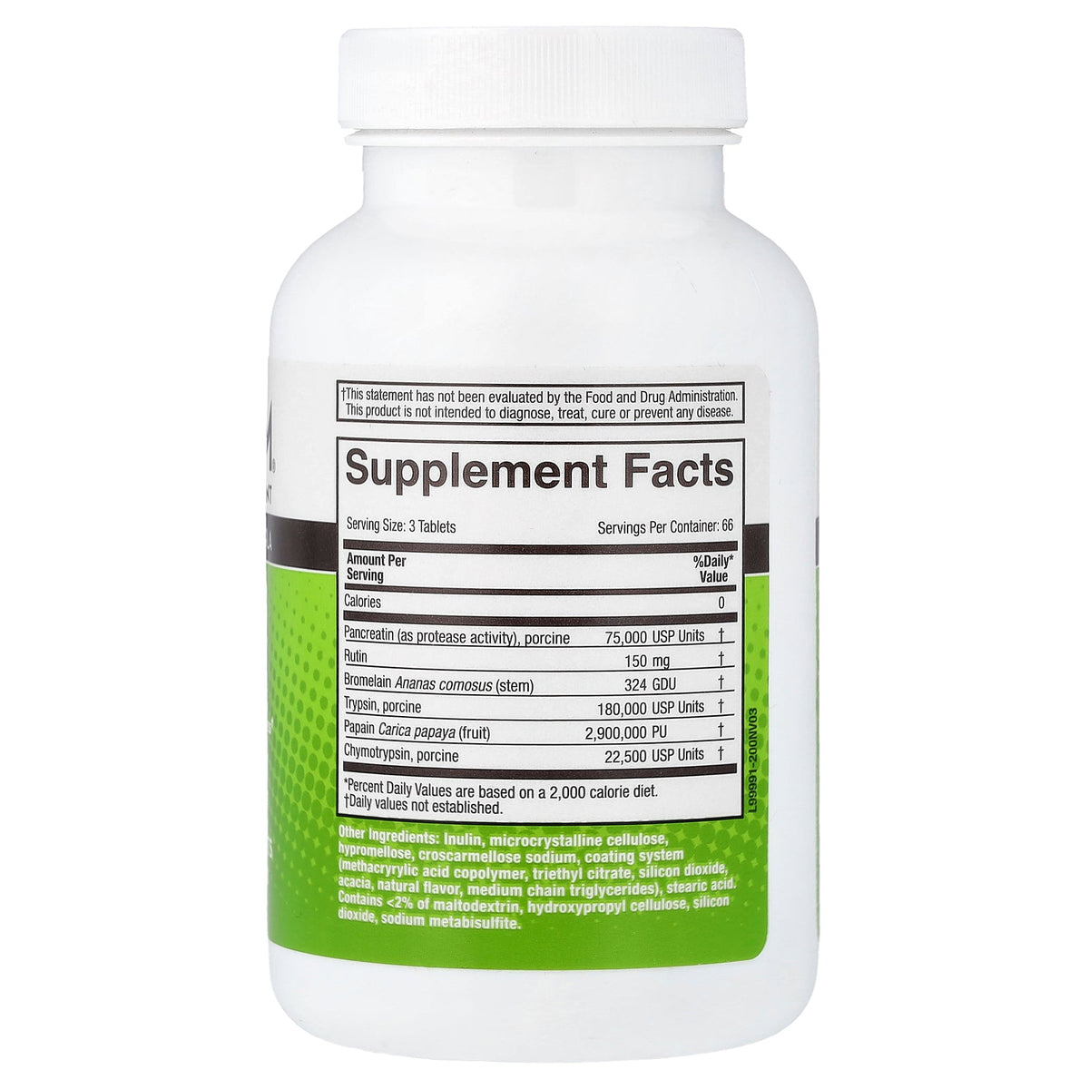 Naturally Vitamins, Medizym®, Systemic Enzyme Formula, 200 Tablets