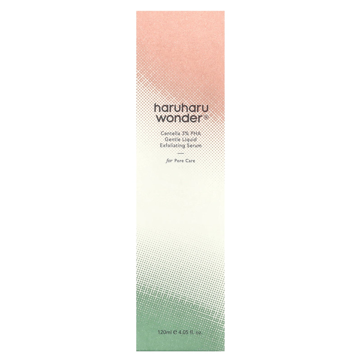 Haruharu, Wonder®, Centella 3% PHA Gentle Liquid Exfoliating Serum, 4.05 fl oz (120 ml)