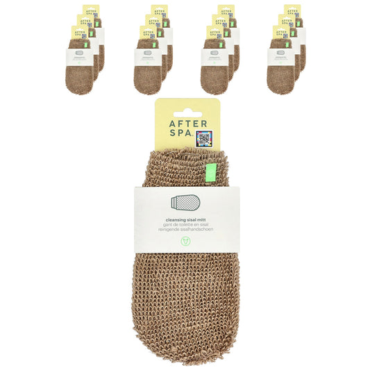 AfterSpa, Cleansing Sisal Mitt, 12 Mitts