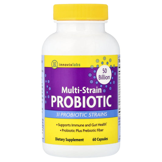 InnovixLabs, Multi-Strain Probiotic, 60 Capsules