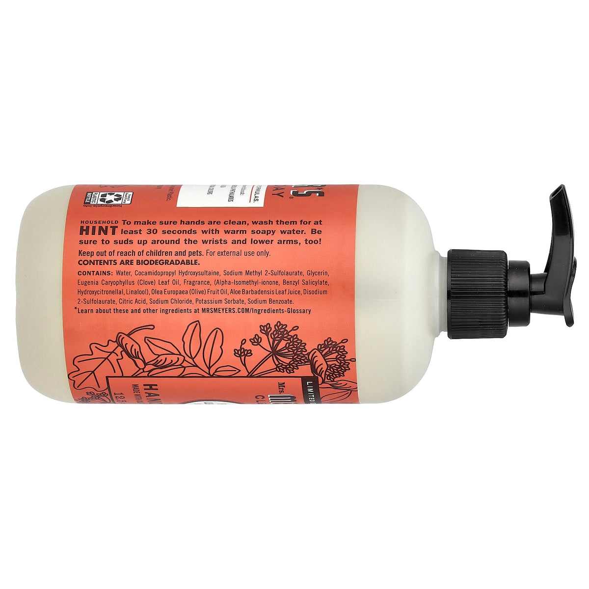 Mrs. Meyers Clean Day, Hand Soap, Fall Leaves, 12.5 fl oz (370 ml)