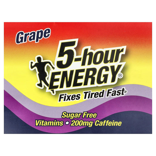 5 hour Energy, Regular, Grape, 12 Bottles, 1.93 fl oz (57 ml) Each