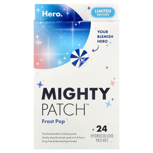 Hero Cosmetics, Mighty Patch™, Frost Pop, 24 Hydrocolloid Patches