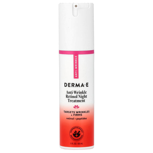 DERMA E, Anti-Wrinkle Retinol Night Treatment, 1 fl oz (30 ml)