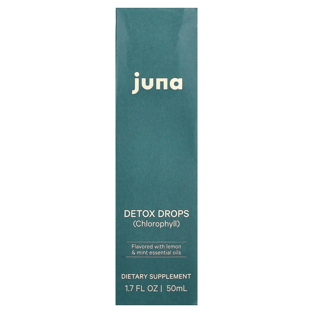 Juna, Detox Drops, Lemon & Mint, 1.7 fl oz (50 ml)