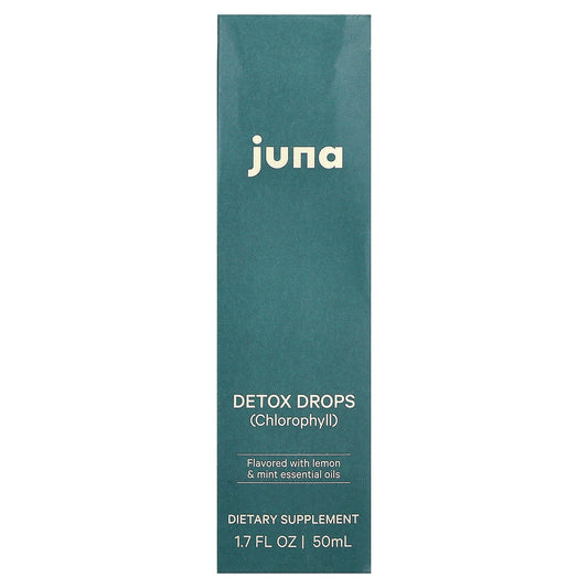 Juna, Detox Drops, Lemon & Mint, 1.7 fl oz (50 ml)