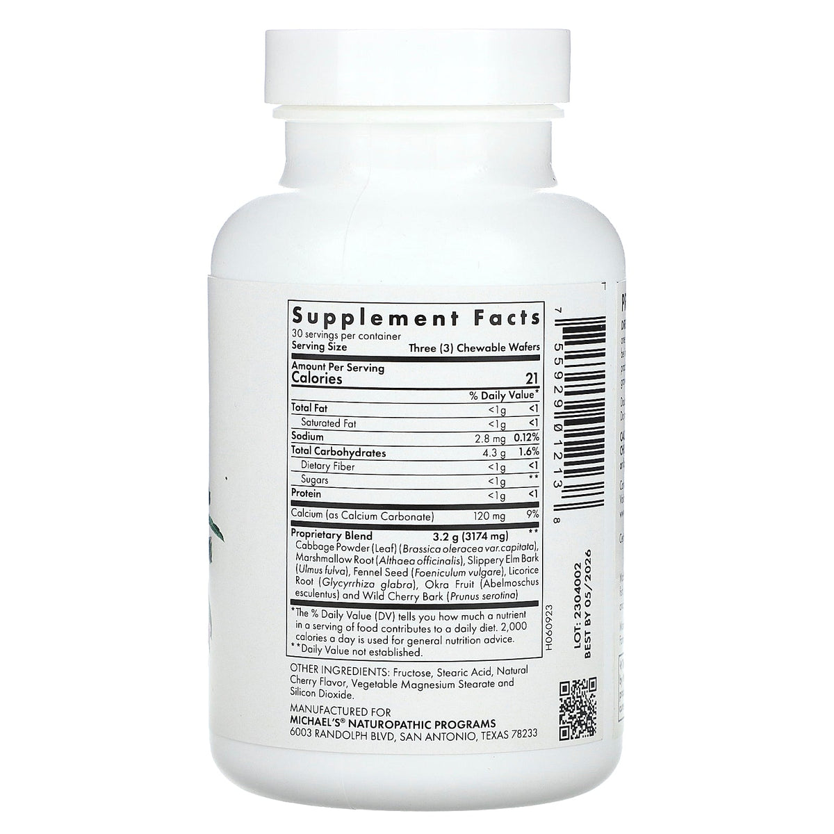 Michael's Health, Antisid, Cherry , 90 Vegan Chewable Wafers