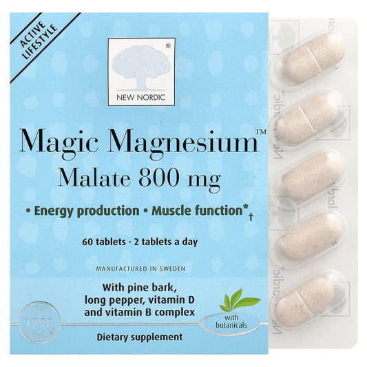 New Nordic, Magic Magnesium™ Malate, 60 Tablets