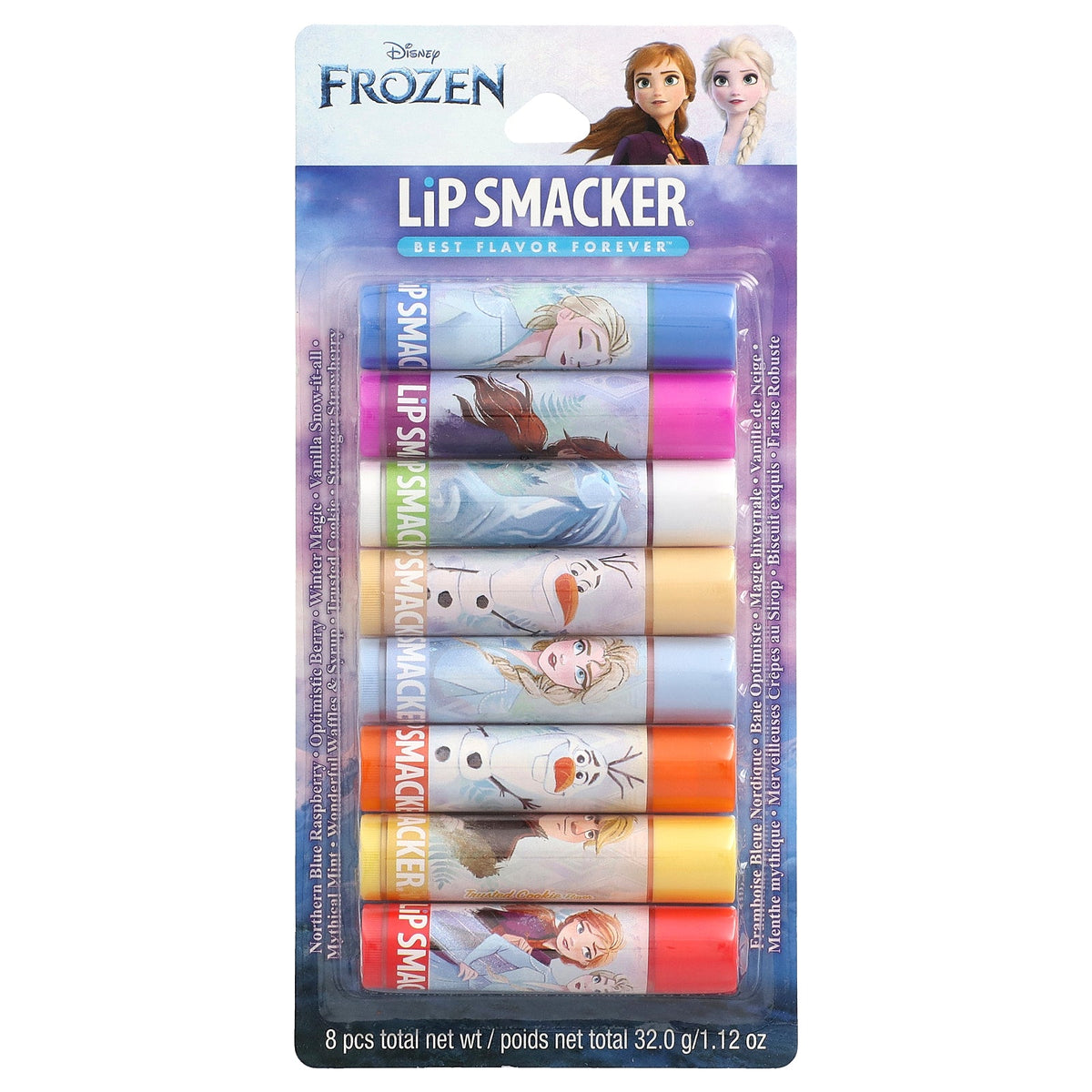 Lip Smacker, Disney Frozen, Lip Balm, Party Pack, 8 Pack, 1.12 oz (32 g)