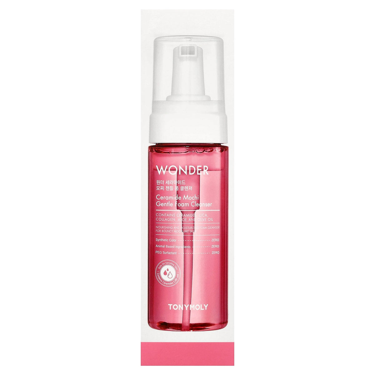 TonyMoly, Wonder, Ceramide Mochi Gentle Foam Cleanser, 5.07 fl oz (150 ml)