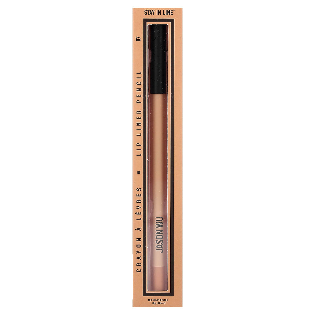 Jason Wu, Stay In Line®, Lip Liner Pencil, 07 Parisian Chic, 0.06 oz (1.8 g)