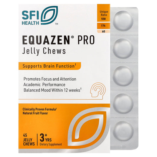 SFI Health, Equazen® Pro, 3+ Yrs, Natural Fruit, 45 Jelly Chews