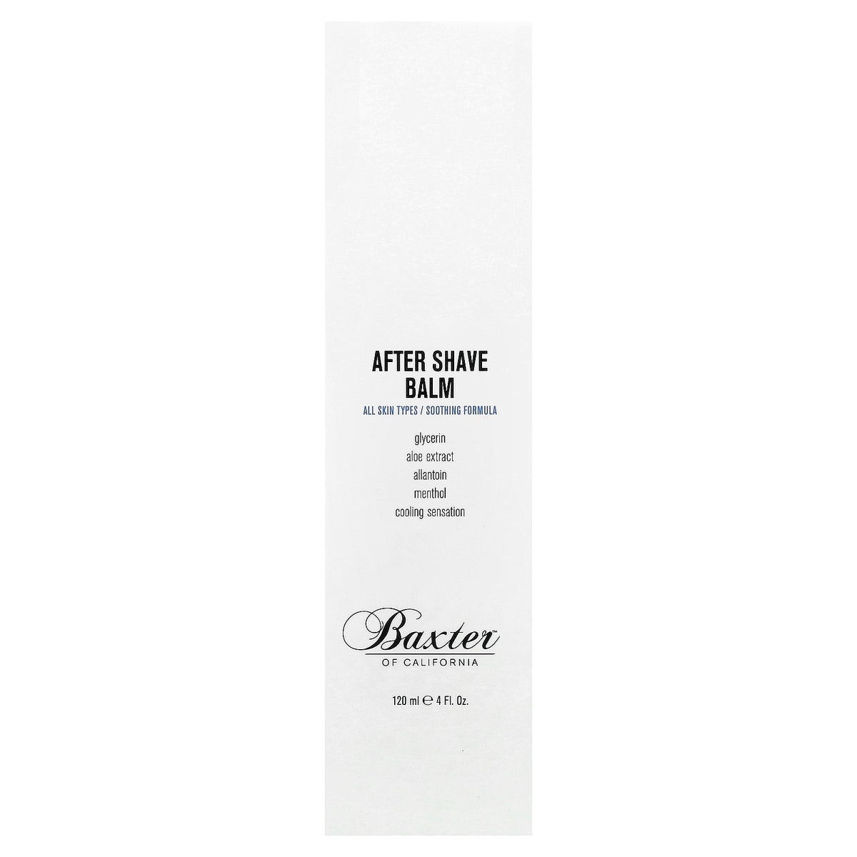 Baxter of California, After Shave Balm, All Skin Types, 4 fl oz (120 ml)