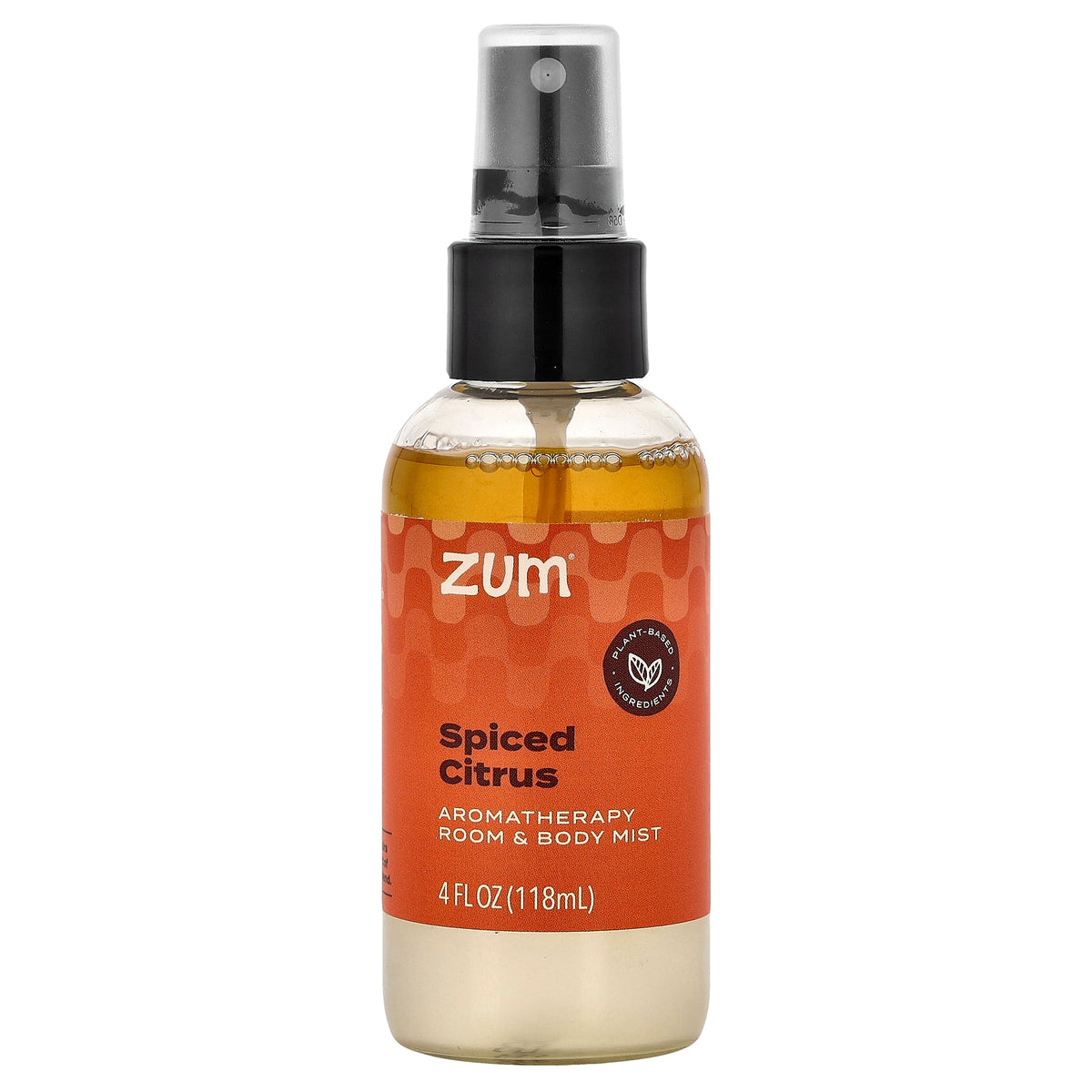ZUM, Aromatherapy Room & Body Mist, Spiced Citrus, 4 fl oz (118 ml)