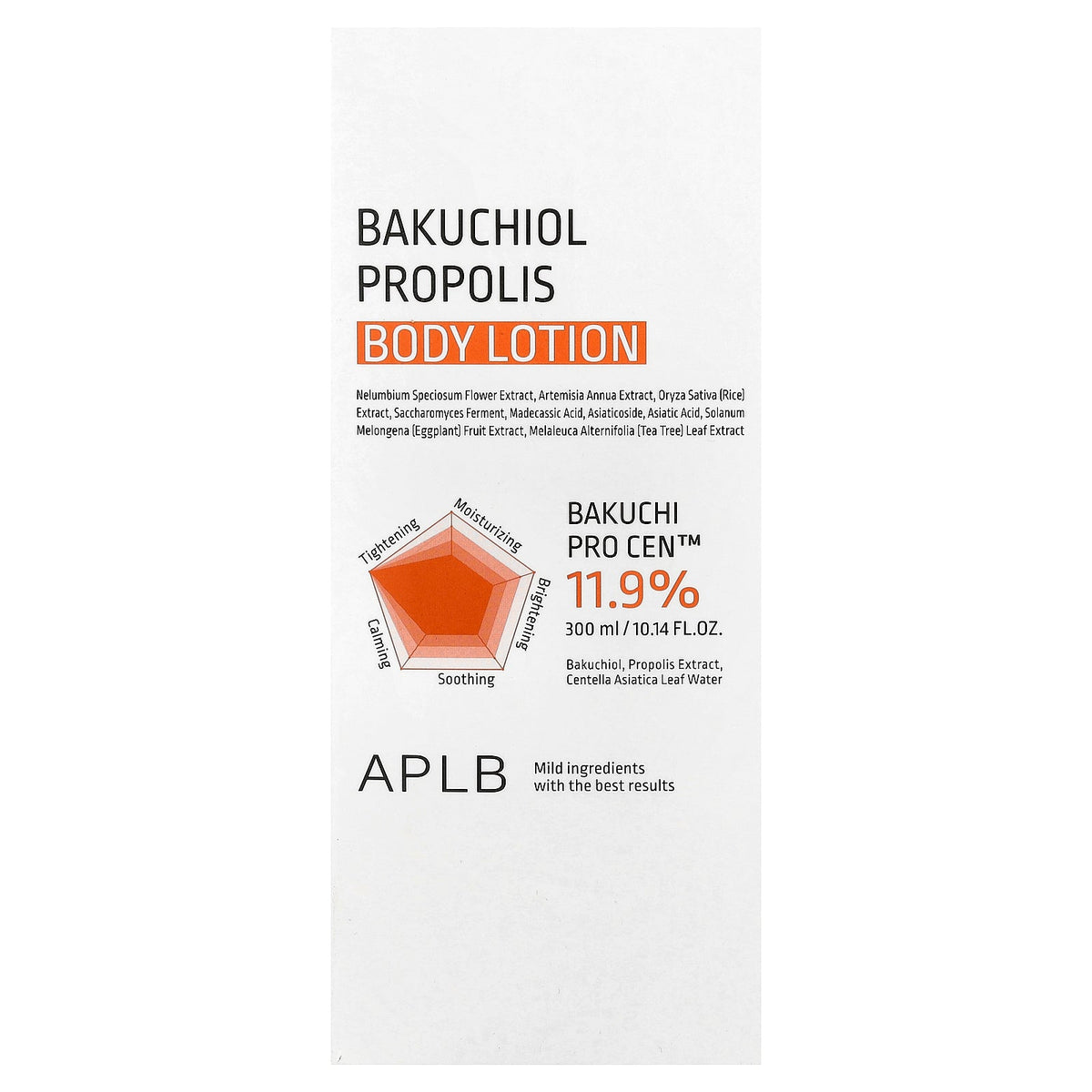 APLB, Bakuchiol Propolis Body Lotion, 10.14 fl oz (300 ml)