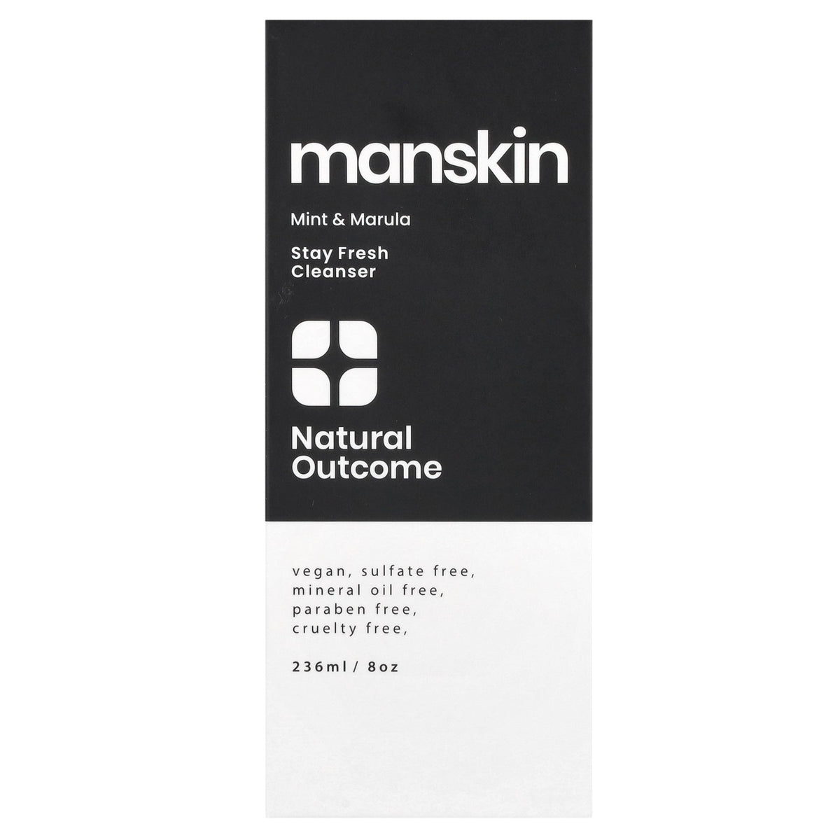Natural Outcome, Man Skin, Stay Fresh Cleanser, 8 oz (236 ml)