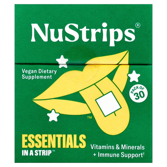 NuStrips, Essentials in a Strip™, Green Apple, 30 Strips
