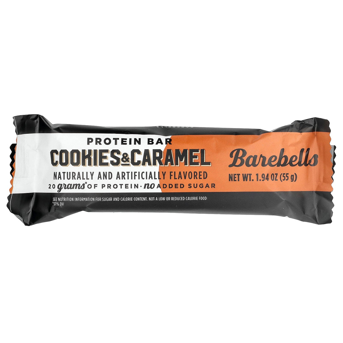 Barebells, Protein Bar, Cookies & Caramel, 4 Bars, 1.94 oz (55 g) Each