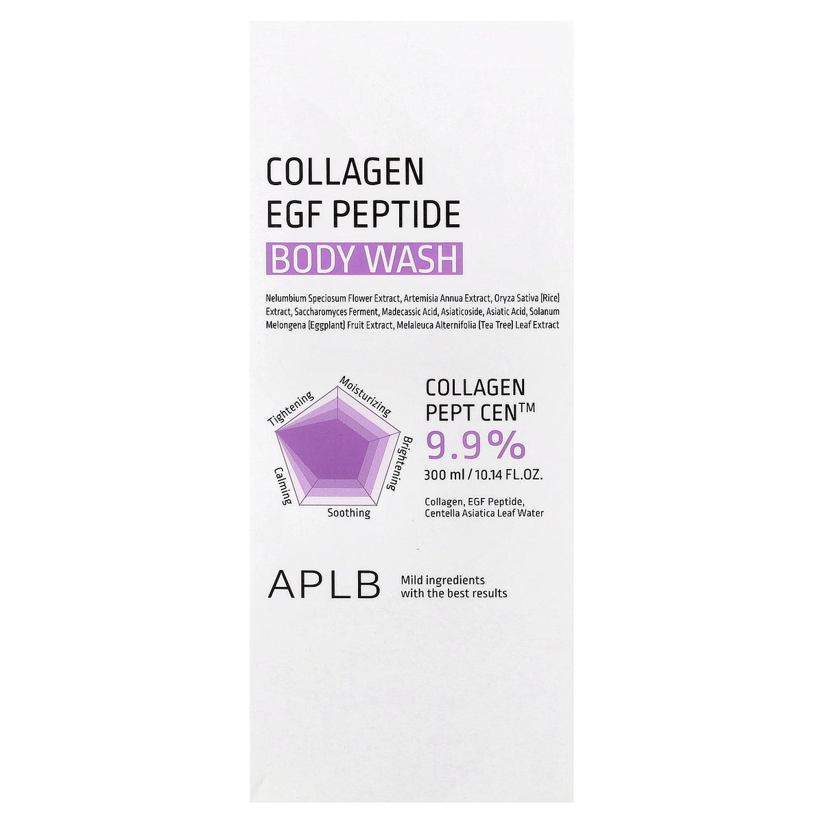 APLB, Collagen EGF Peptide Body Wash, 10.14 fl oz (300 ml)