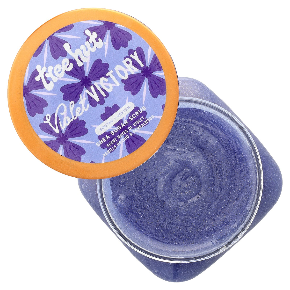 Tree Hut, Shea Sugar Scrub, Violet Victory, 18 oz (510 g)