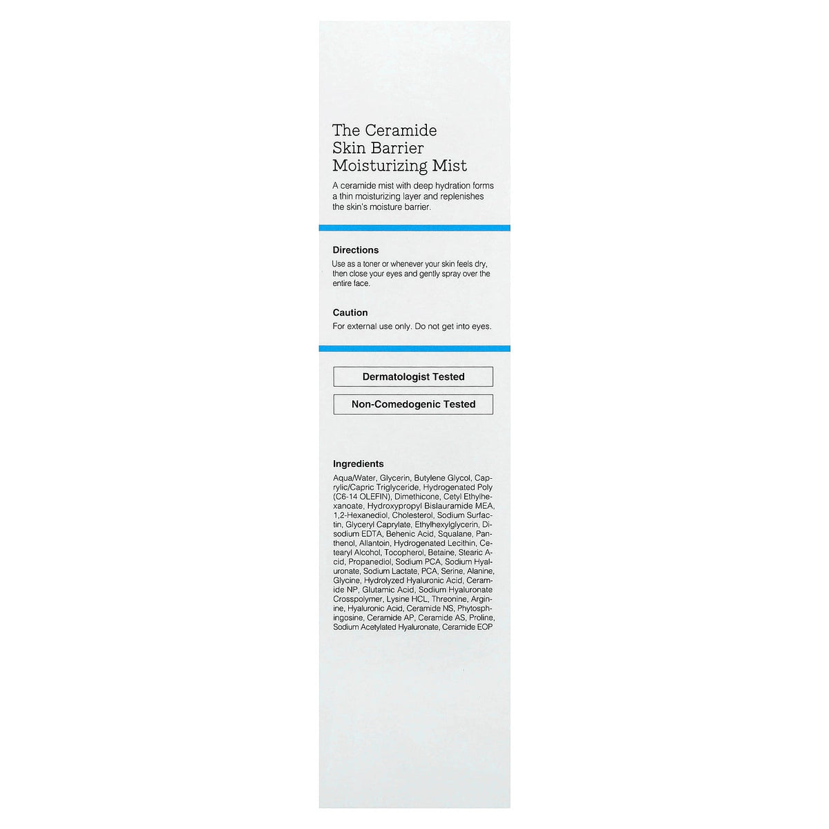 CosRx, The Ceramide Skin Barrier Moisturizing Mist, For Dry & Sensitive Skin, 4.05 fl oz (120 ml)