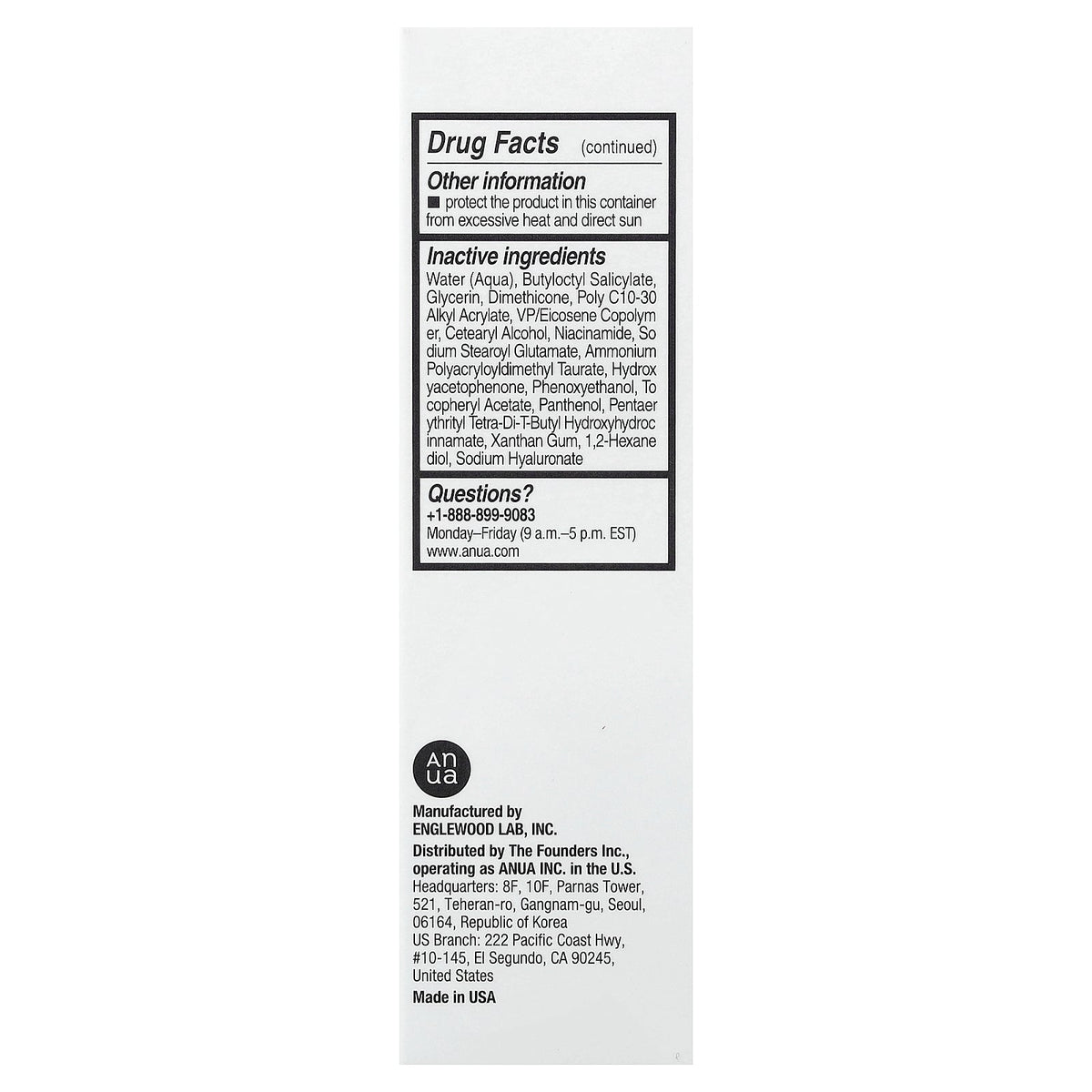 Anua, Zero-Cast™, Moisturizing Finish Sunscreen, SPF 50, 1.69 fl oz (50 ml)
