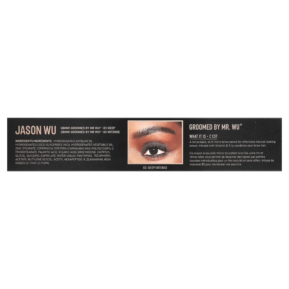 Jason Wu, Groomed By Mr. Wu®, Micro Brow Pencil, 03 Deep, 0.003 oz (0.09 g)