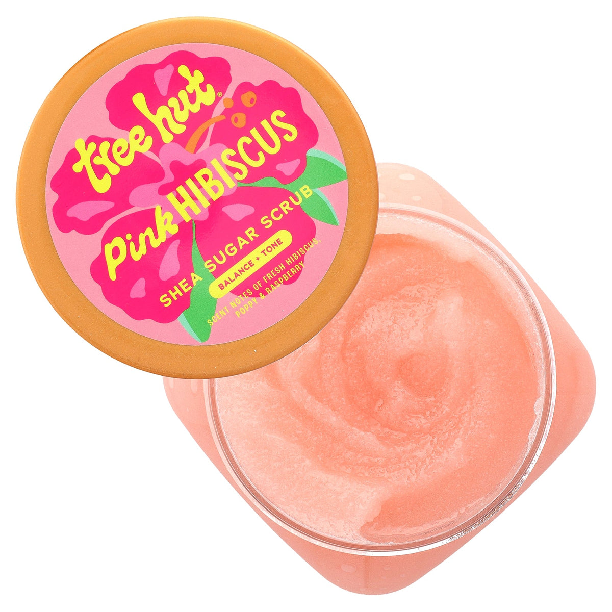 Tree Hut, Shea Sugar Scrub, Pink Hibiscus, 18 oz (510 g)