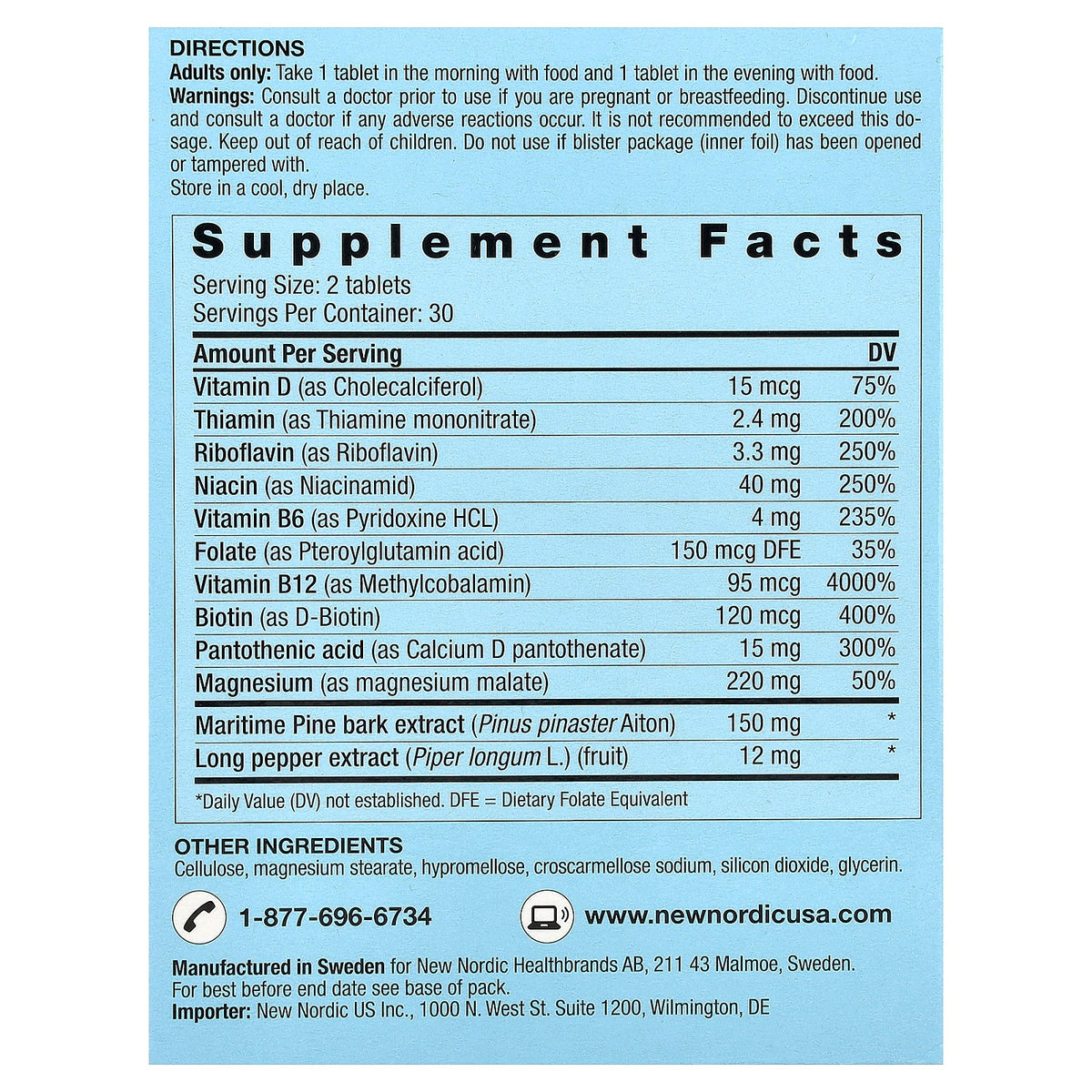 New Nordic, Magic Magnesium™ Malate, 60 Tablets