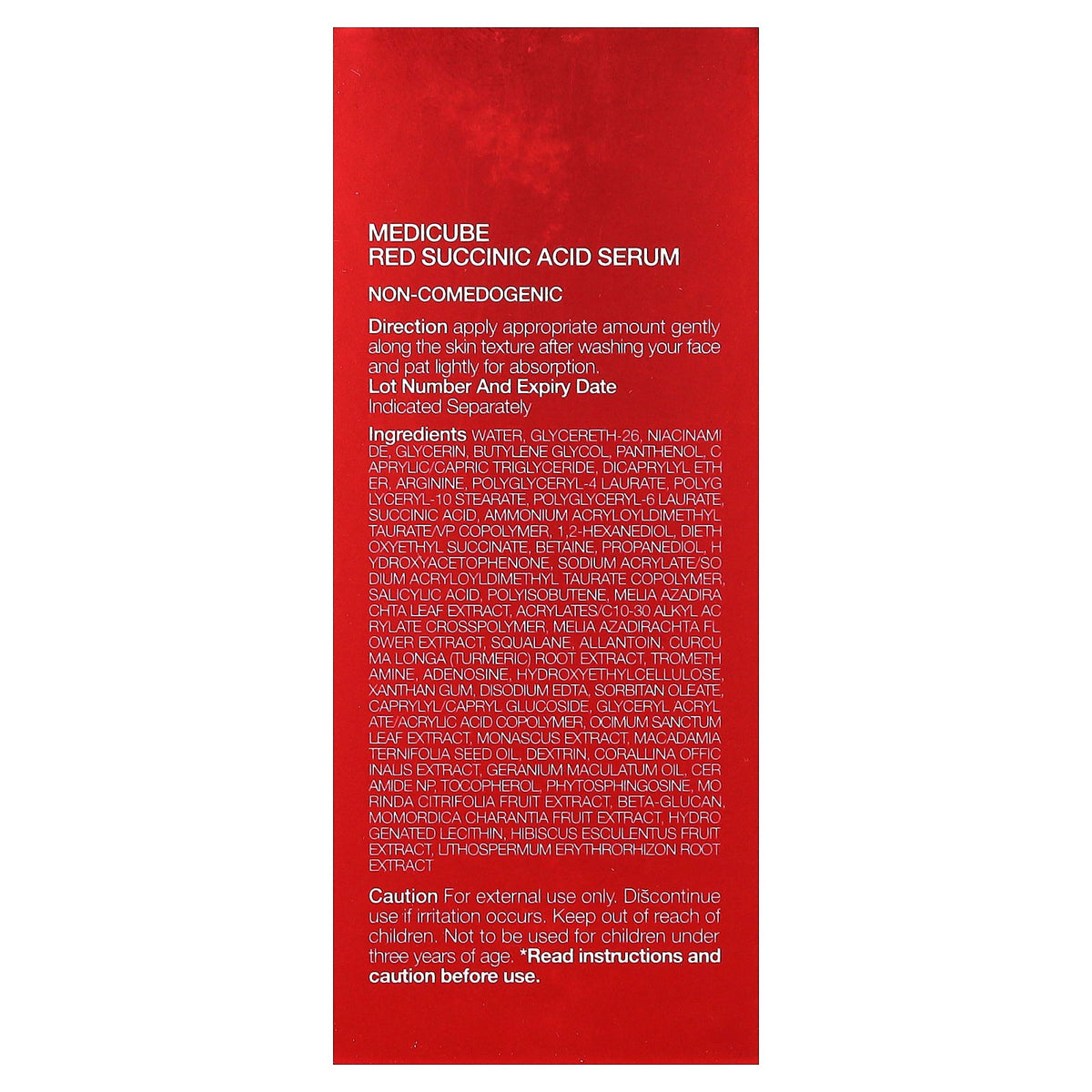 Medicube, Red Succinic Acid Serum, 1.01 fl oz (30 ml)