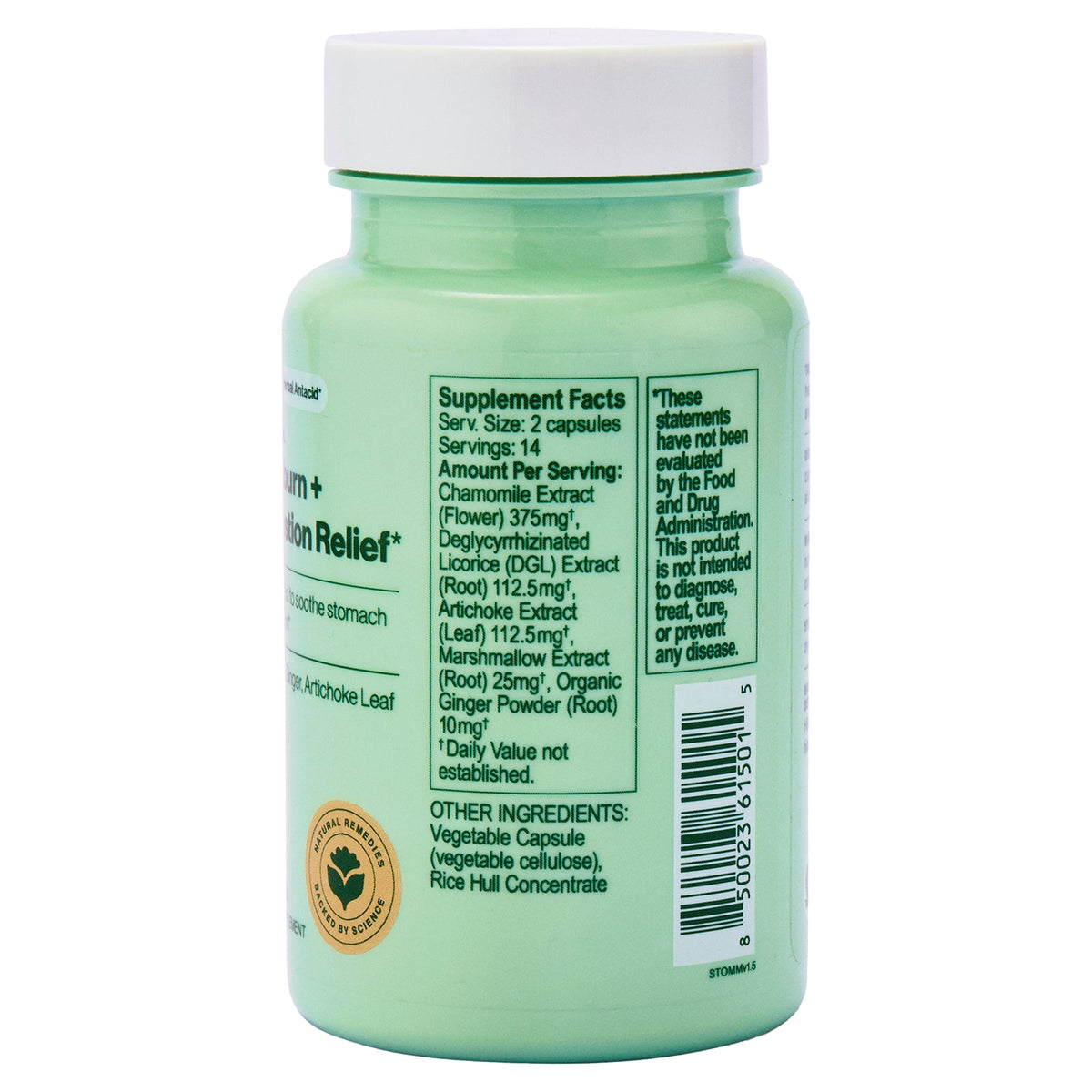 Hilma, Occasional Heartburn + Indigestion Relief, 28 Capsules