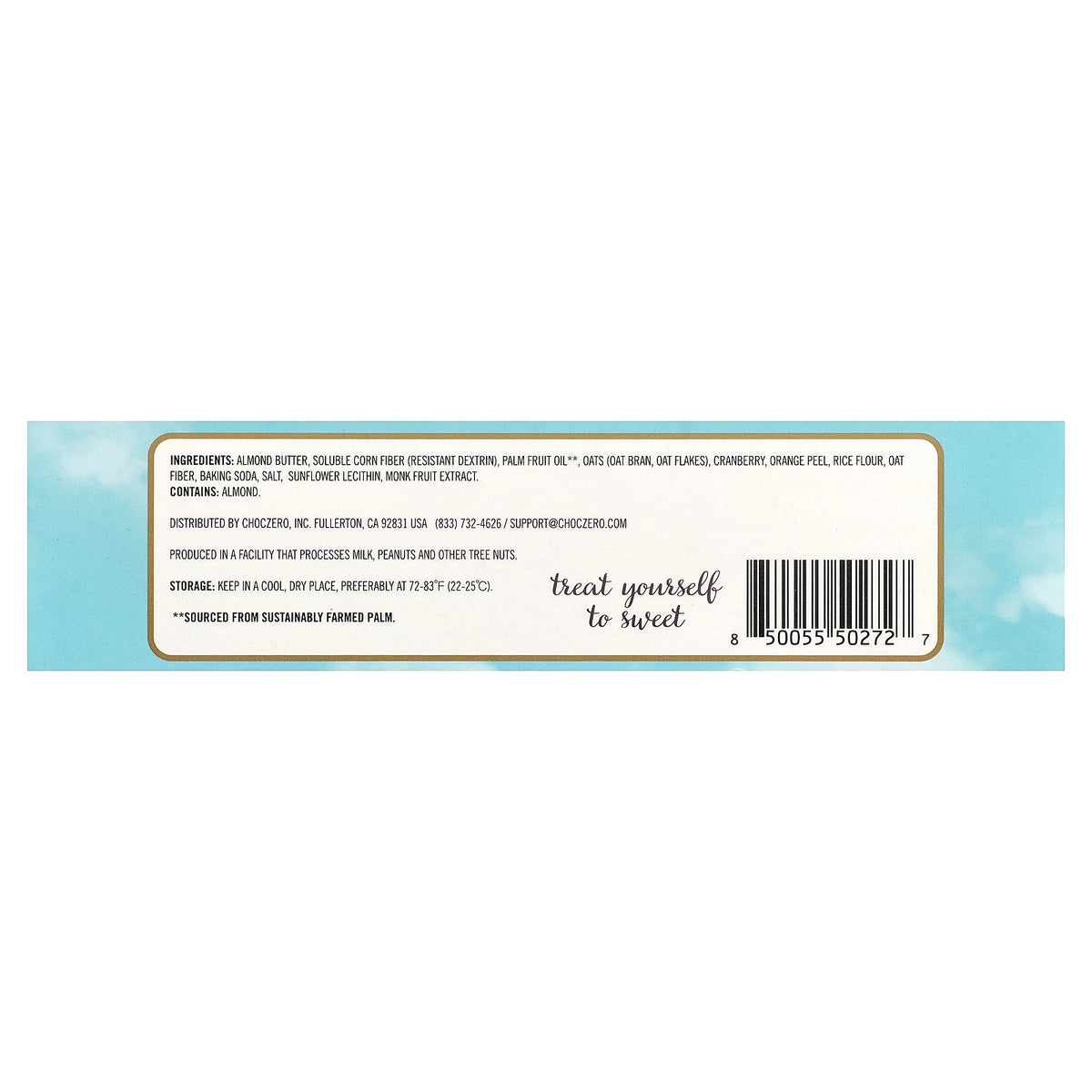 ChocZero, Breakfast Biscuits, Cranberry Orange, 10 Packs, 0.9 oz (25 g) Each