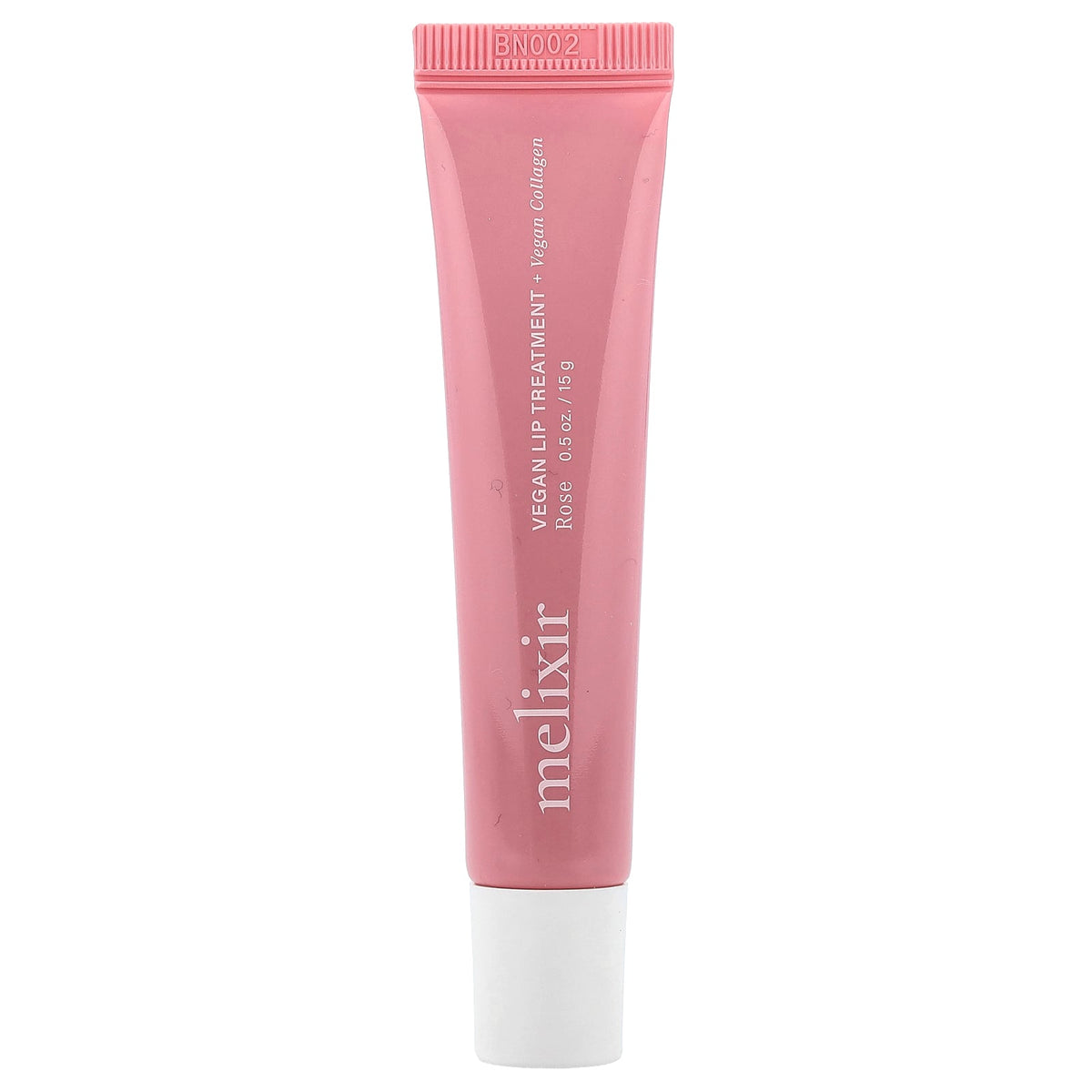 Melixir, Vegan Lip Treatment + Vegan Collagen, 2 Rose, 0.5 oz (15 g)