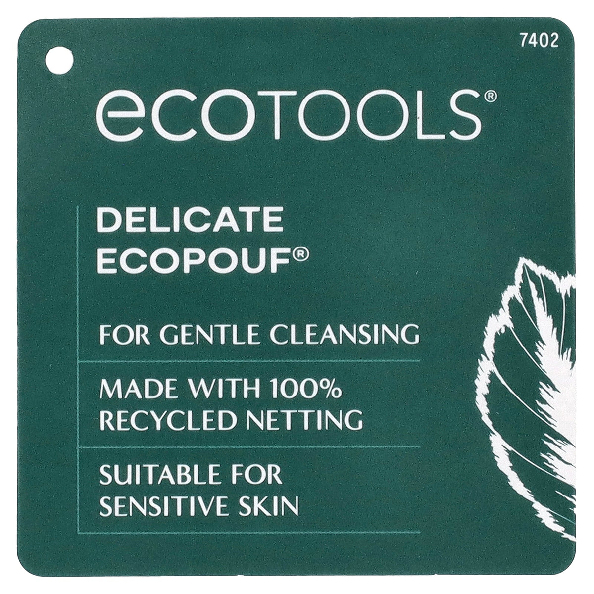 EcoTools, Delicate EcoPouf®, 1 Sponge