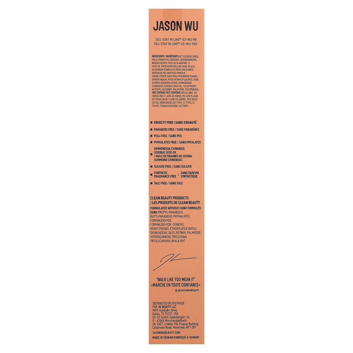Jason Wu, Stay In Line®, Lip Liner Pencil, 03 Wu Me, 0.06 oz (1.8 g)