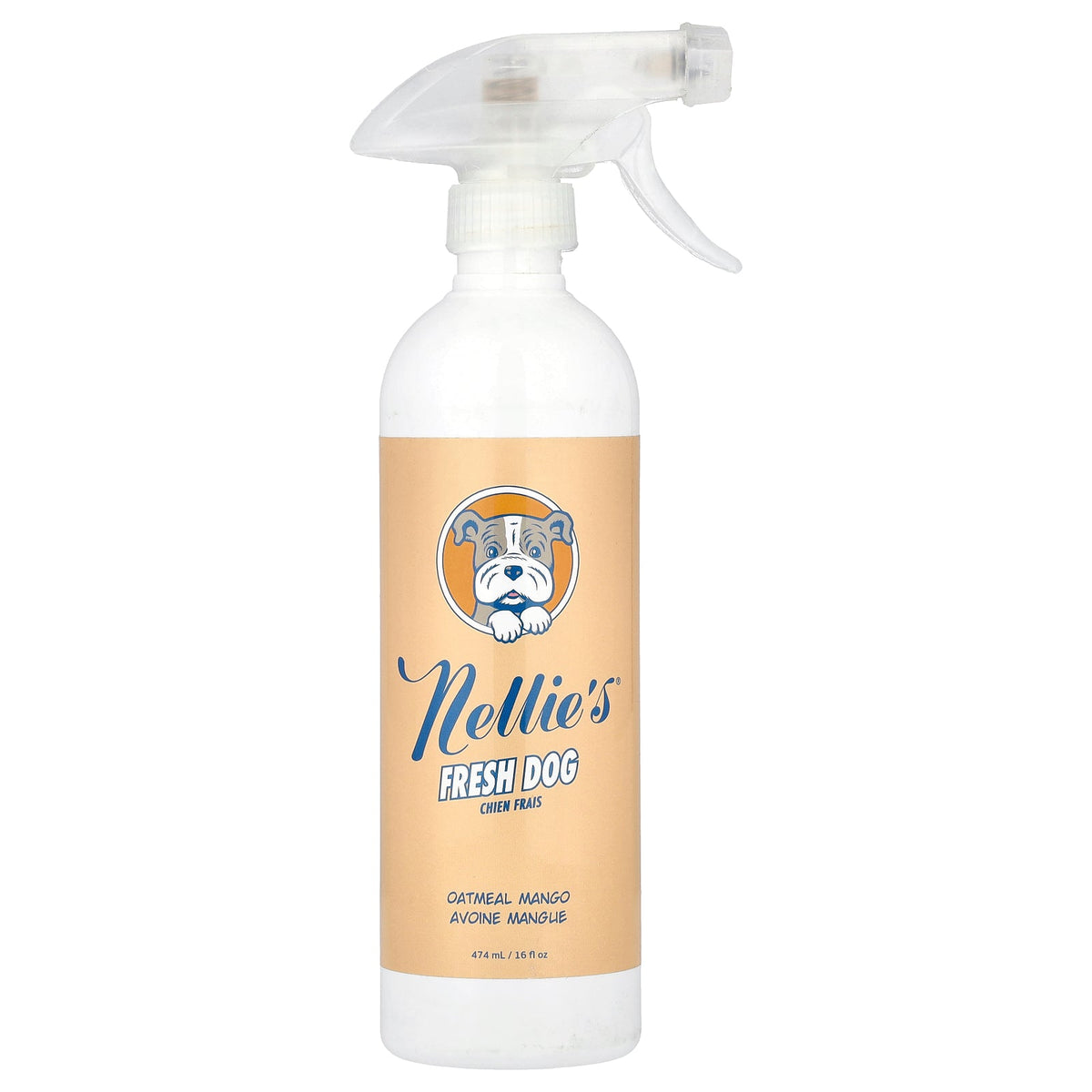 Nellie's, Fresh Dog, Oatmeal Mango, 16 fl oz (474 ml)