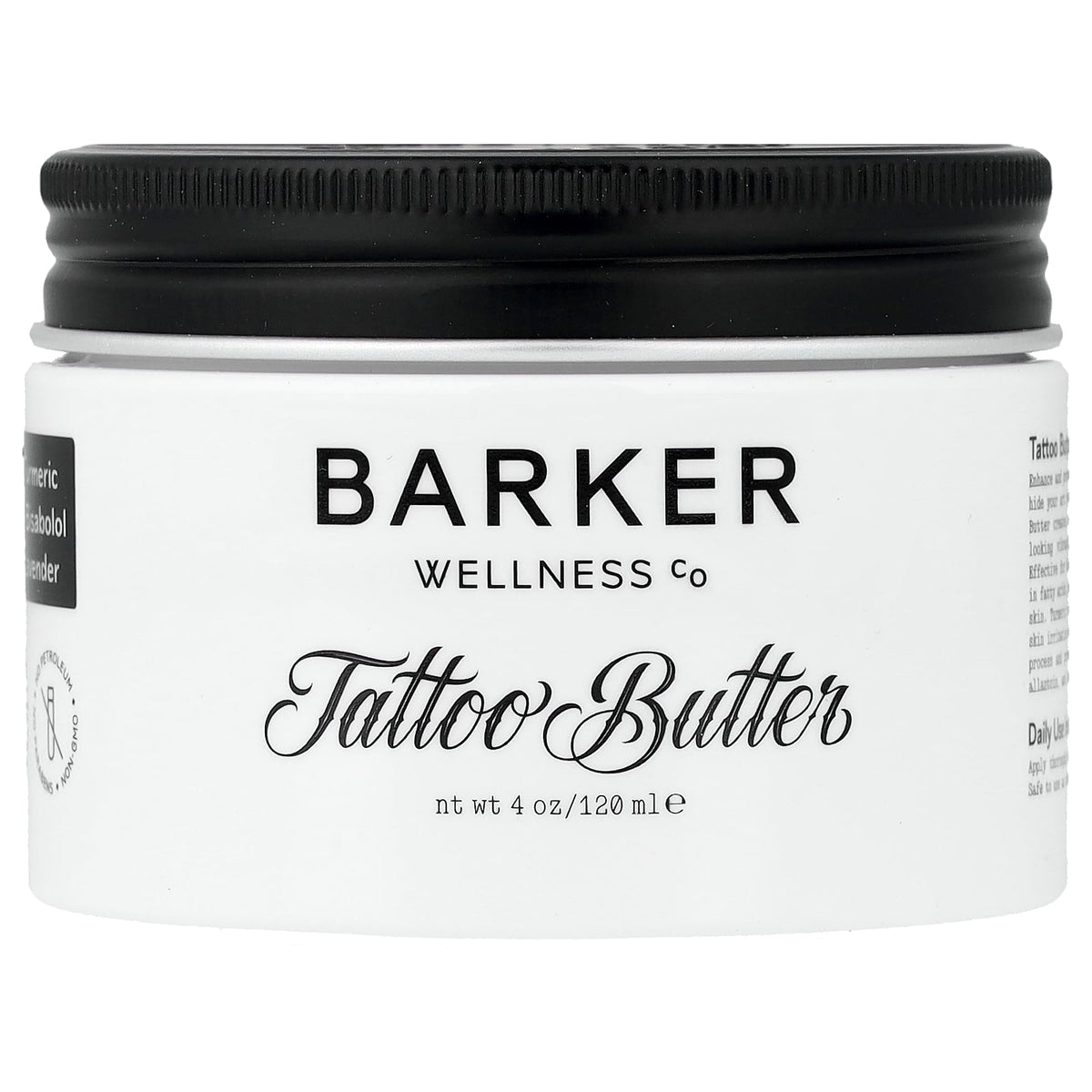 Barker Wellness Co, Tattoo Butter, 4 oz (120 ml)