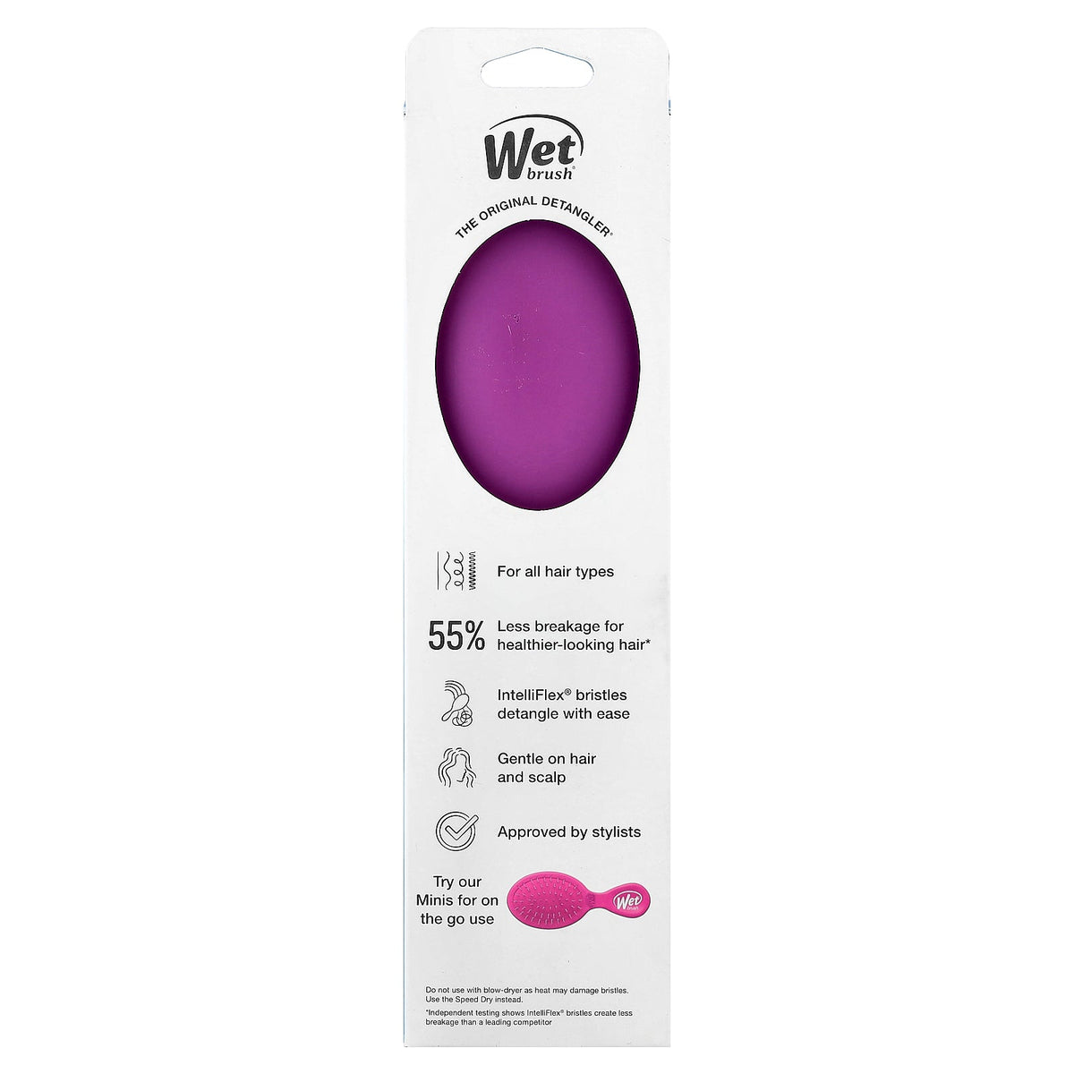 Wet Brush, Original Detangler®, Frost Purple, 1 Brush