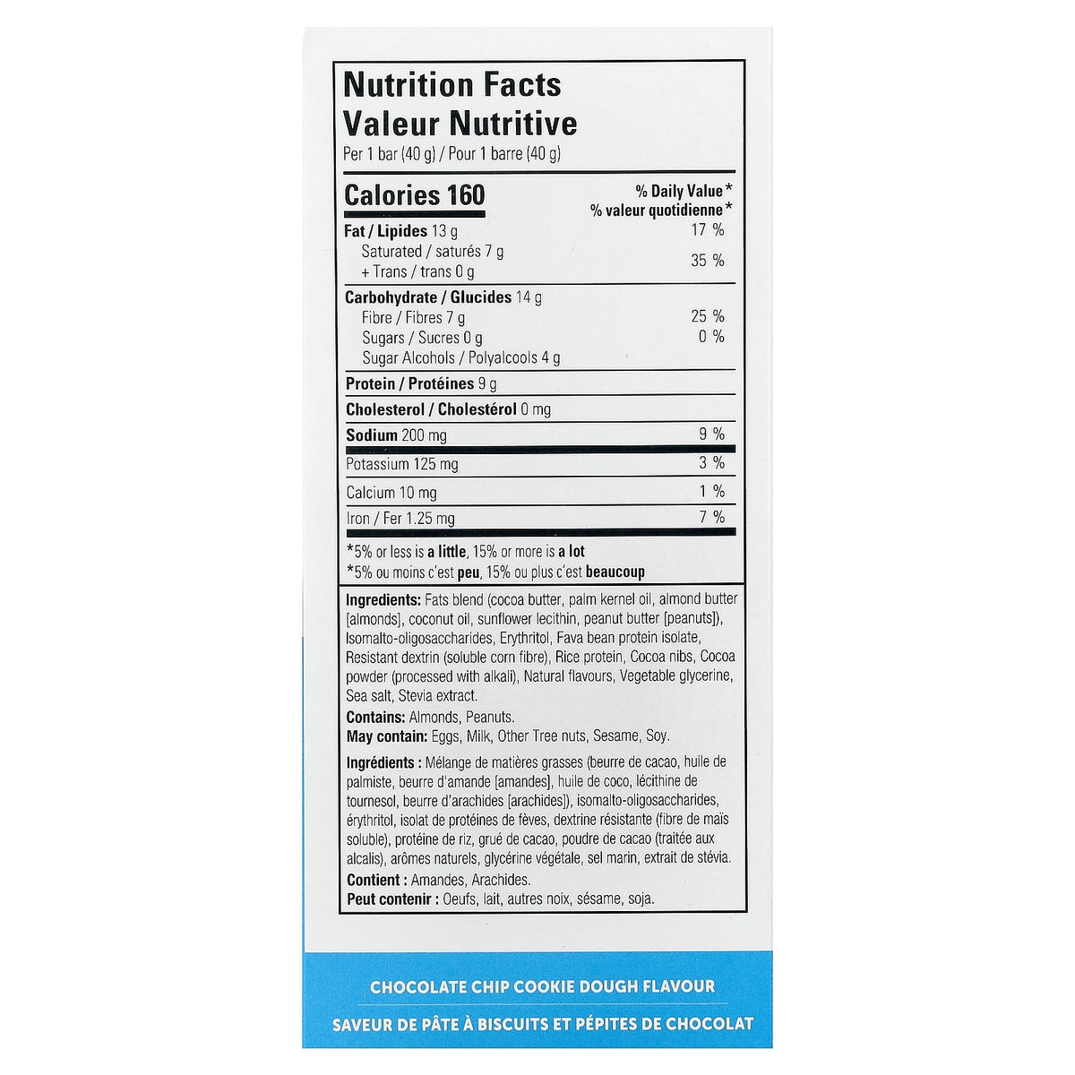No Sugar Company, Keto Bars™, Chocolate Chip Cookie Dough, 12 Bars, 40 g Each