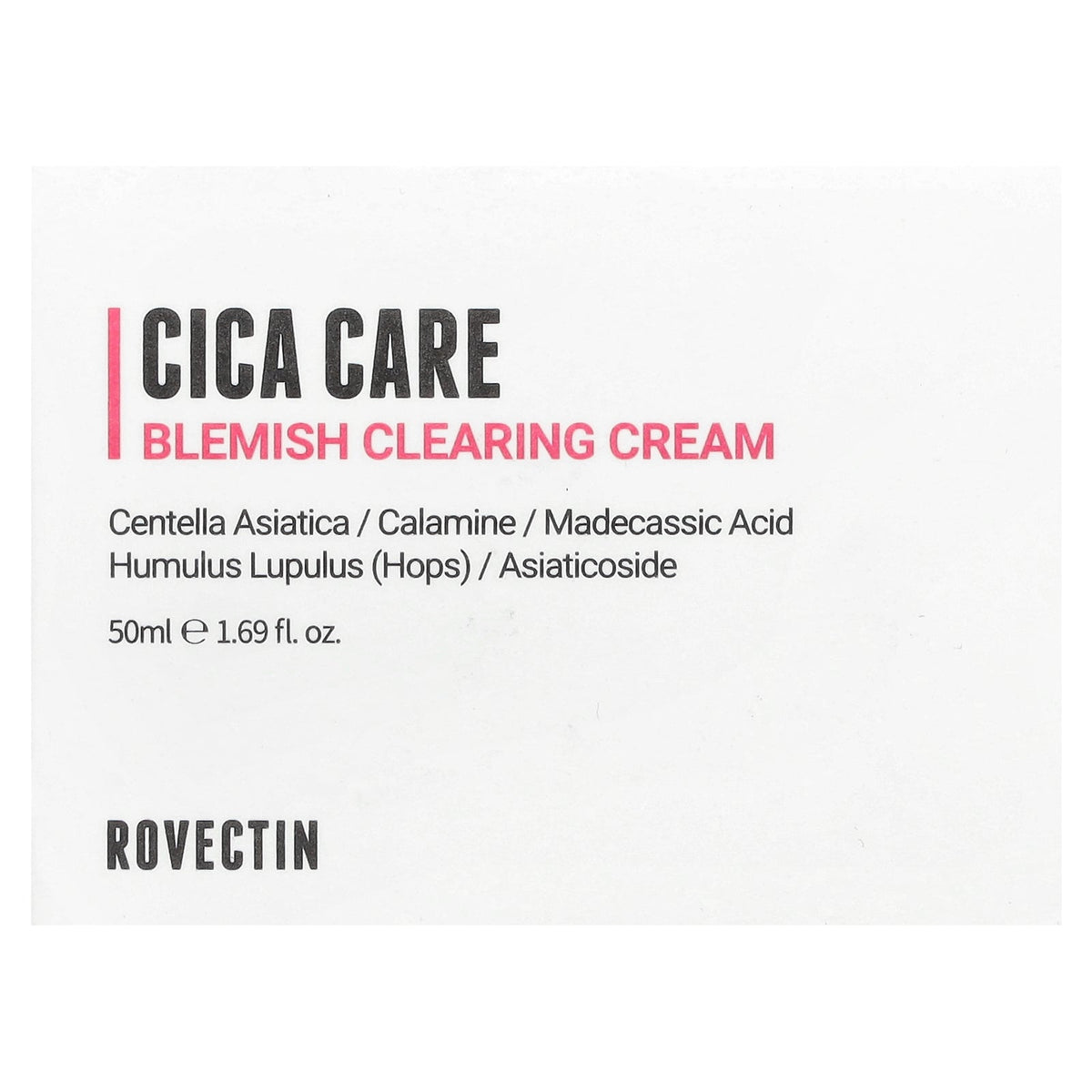 Rovectin, Cica Care Blemish Clearing Cream, 1.69 fl oz (50 ml)