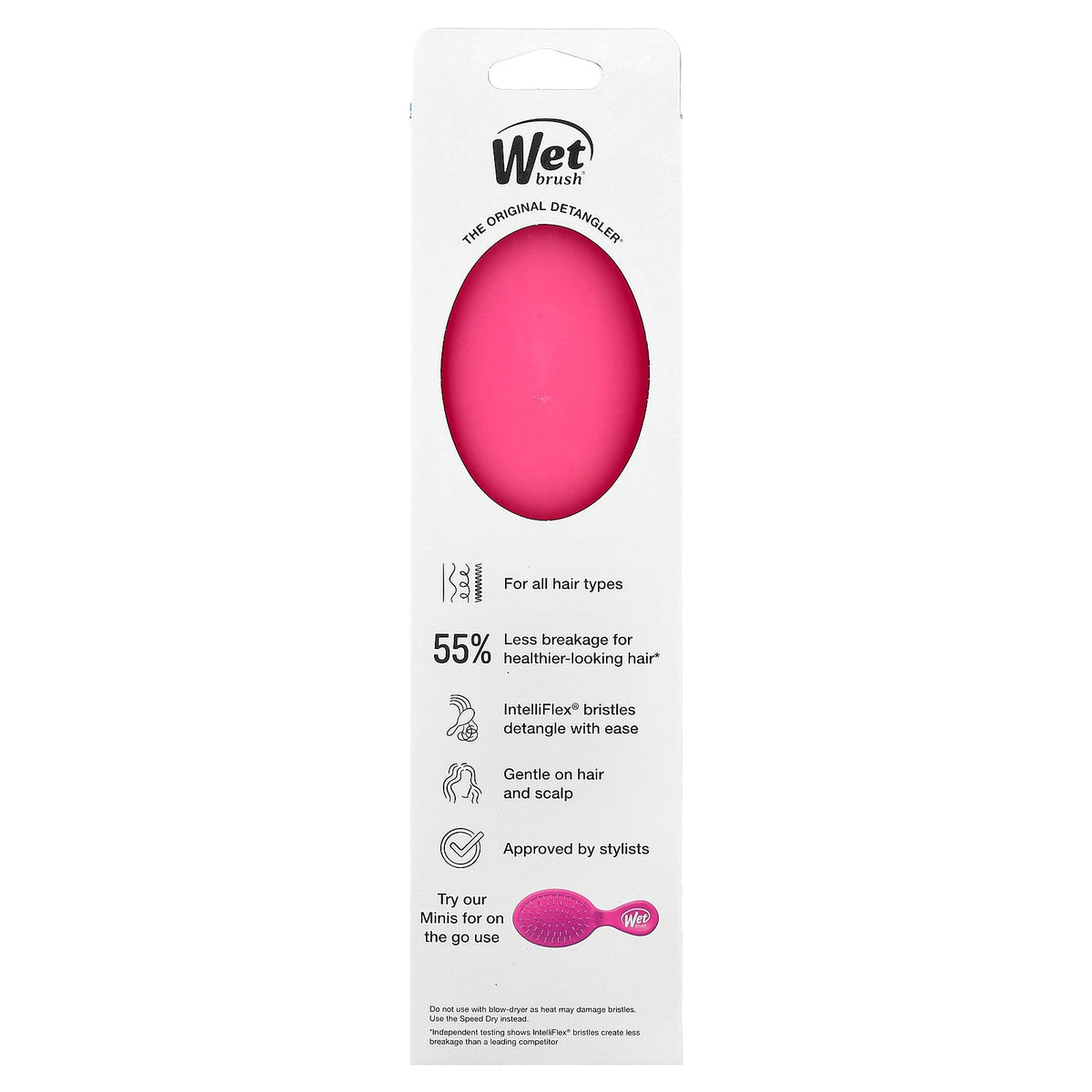 Wet Brush, Original Detangler®, Frost Pink, 1 Brush