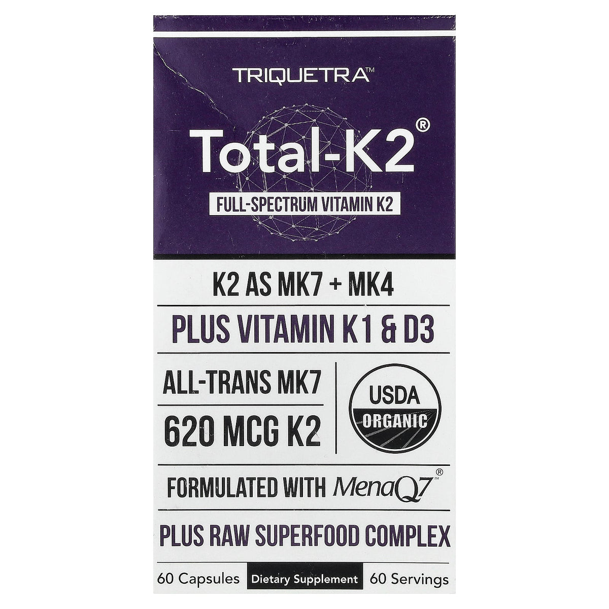 Triquetra, Total-K2®, 60 Capsules